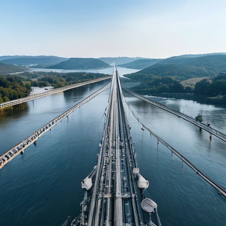 Steel Suspension Bridge