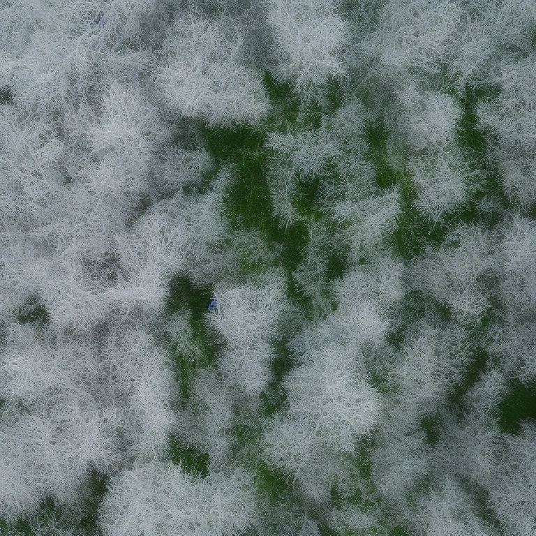 Frozen Fog Forest