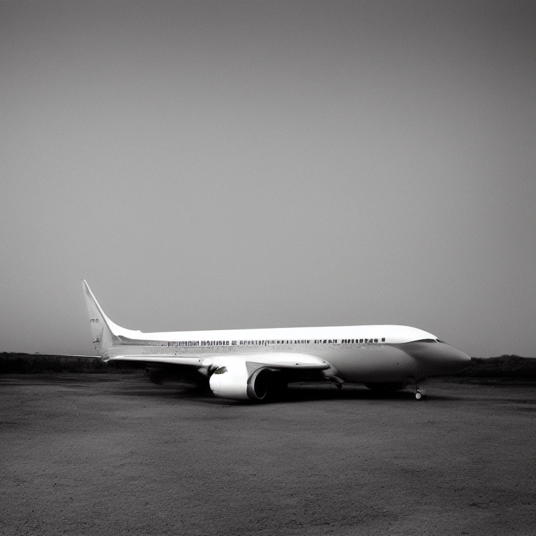 Silver Passenger Jet