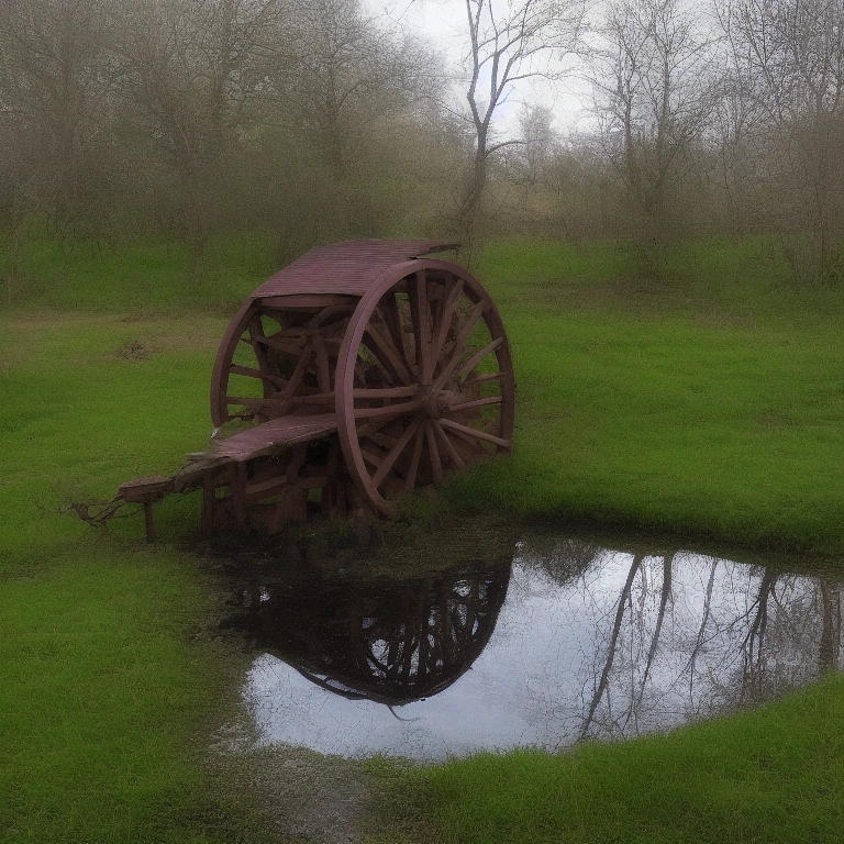Frozen Water Wheel