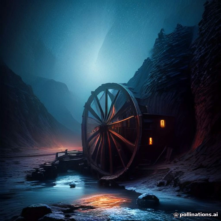 Frozen Water Wheel