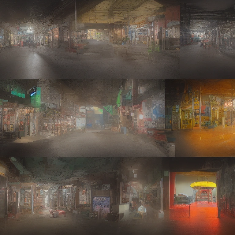 Neon Arcade Alley