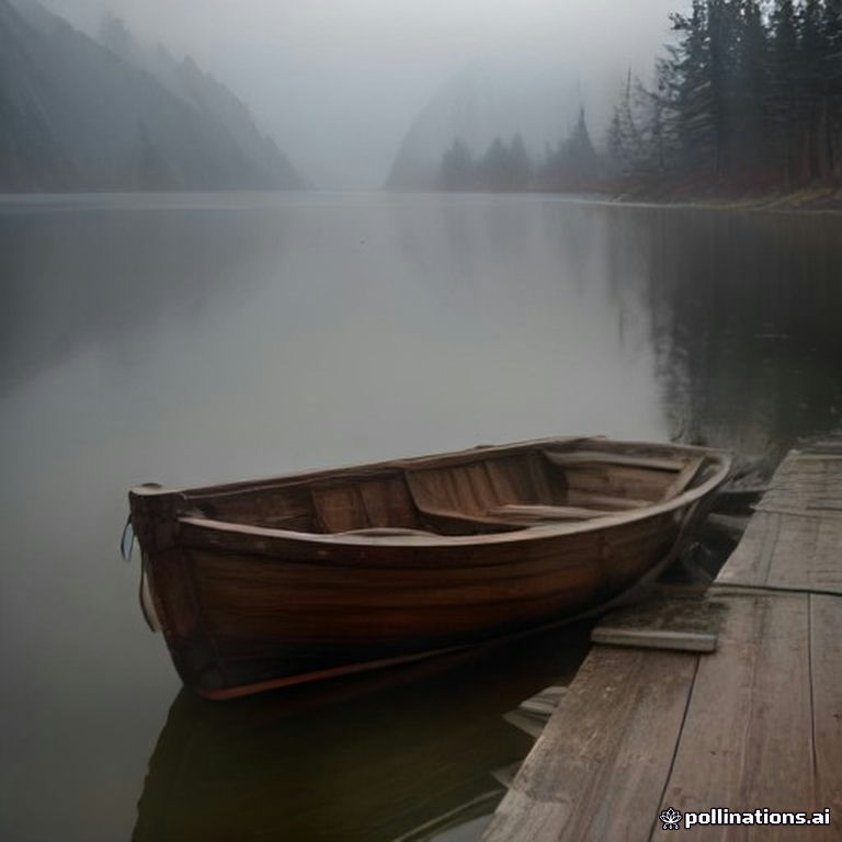 Misty Rowboat