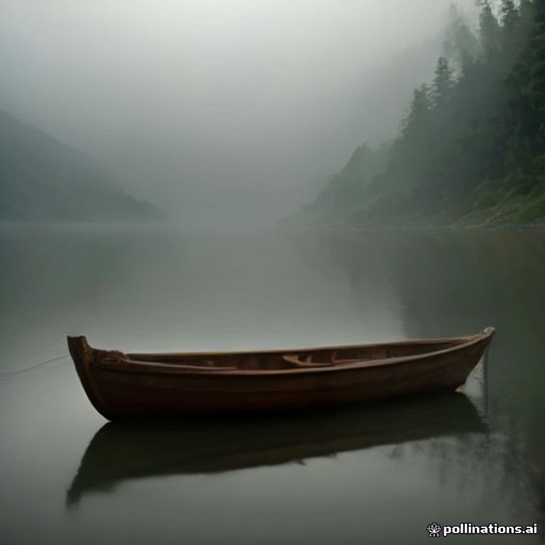 Misty Rowboat