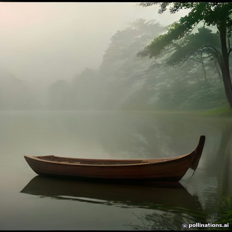 Misty Rowboat
